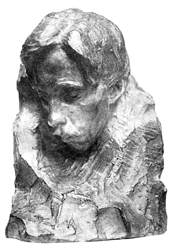 Погруддя Ю. Руффера. 1904. Гіпс